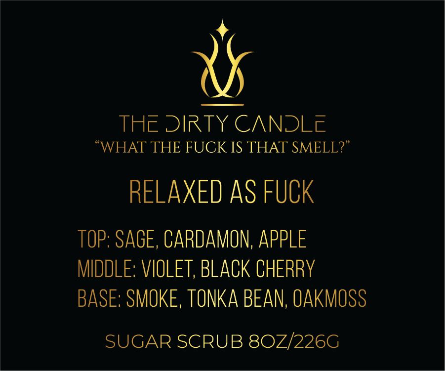 RELAXED AS FUCK ORGANIC BODY SUGAR SCRUB