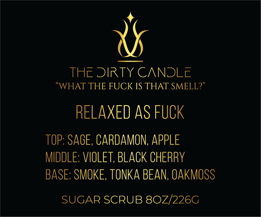 RELAXED AS FUCK ORGANIC BODY SUGAR SCRUB