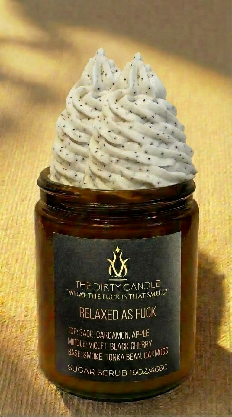 RELAXED AS FUCK ORGANIC SUGAR SCRUB