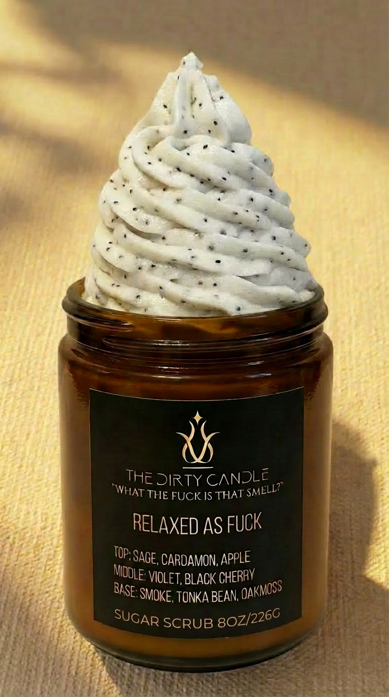 RELAXED AS FUCK ORGANIC BODY SUGAR SCRUB
